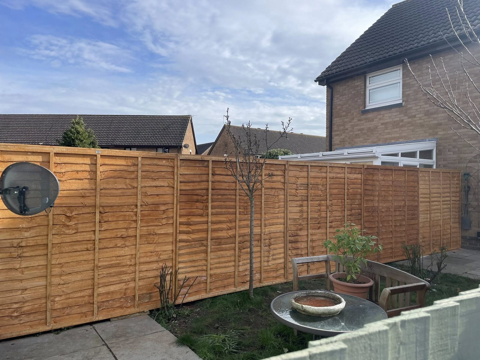 Garden fencing project by LS Interiors